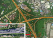Traffic conflict analysis at freeway interchange merging areas