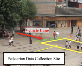 Prediction of pedestrians' wait-or-go decisions from trajectory data