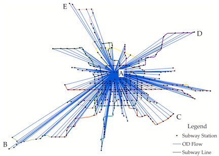 Short-term urban rail transit origin-destination demand prediction