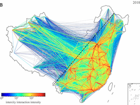 Interactive City Choice model for measuring intercity interaction